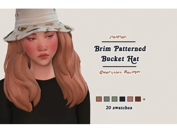Maxis Match [grieftrait] patterned bucket - The Sims 4 Custom Content