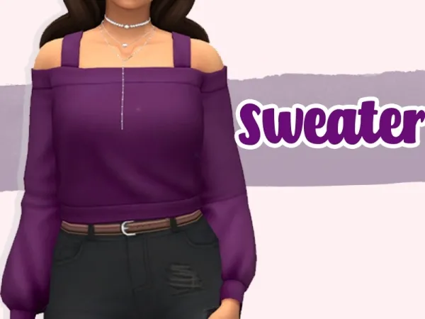 Alpha Fyzarix's Sweater Discover University needed - The Sims 4 Custom Content