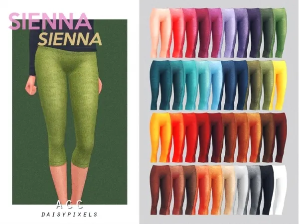 Alpha Sienna Leggings ( ) by daisypixels - The Sims 4 Custom Content