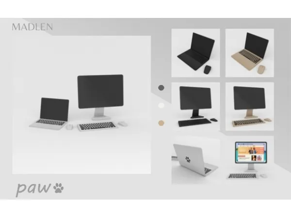 Maxis Match Madlen Paw Devices - The Sims 4 Custom Content