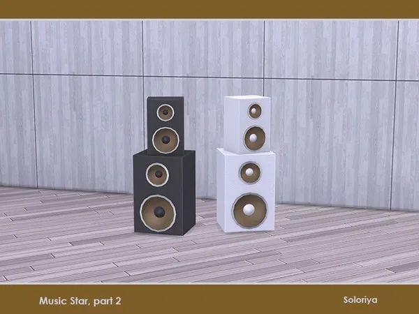 Music Starcomma part 2 Speakers - The Sims 4 Custom Content
