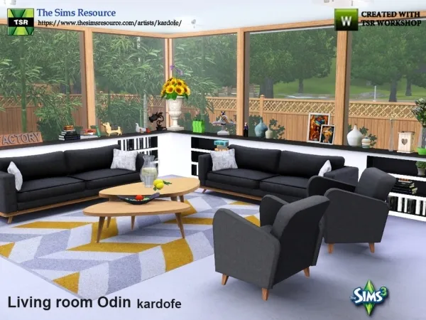 kardofe_Living room Odin - The Sims 3 Custom Content