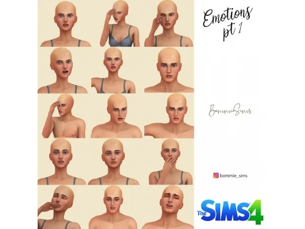 Alpha Emotions One - The Sims 4 Custom Content