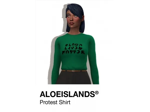 Maxis Match aloeislands protest pack recolor by simsfinds - The Sims 4 Custom Content