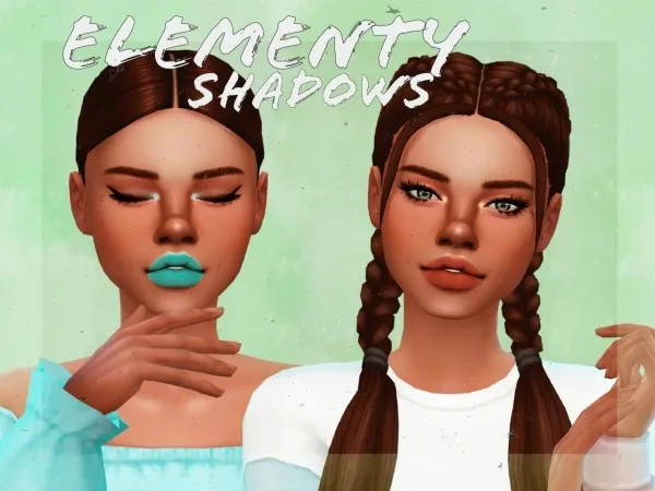Maxis Match Elementy Shadows - The Sims 4 Custom Content
