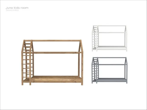 [Juno kidsroom] bed frame House - The Sims 4 Custom Content