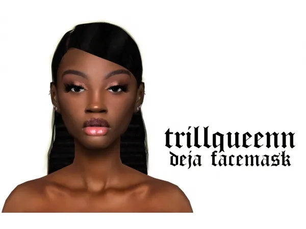 Alpha deja facemask - The Sims 4 Custom Content