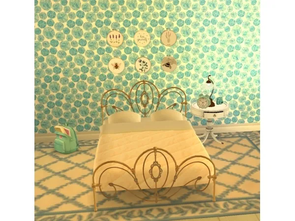 Alpha Girls Bedroom Wallpapers - The Sims 4 Custom Content