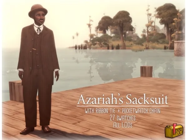 Alpha Azariahs Sacksuit a Victorian Outfit by pandorasimbox - The Sims 4 Custom Content