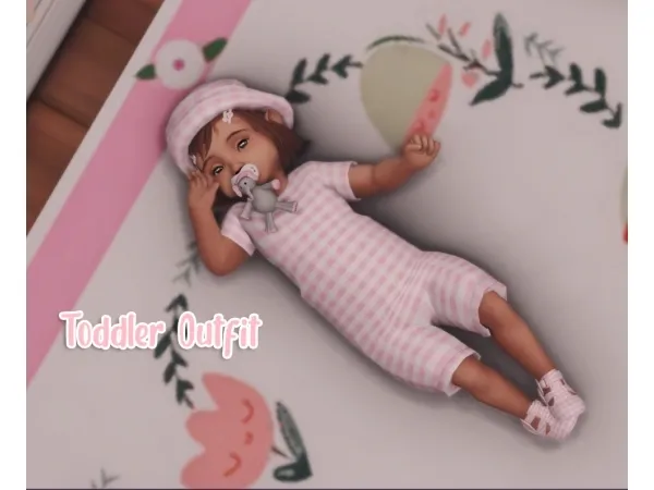 Maxis Match Overall Hat Sandals - The Sims 4 Custom Content