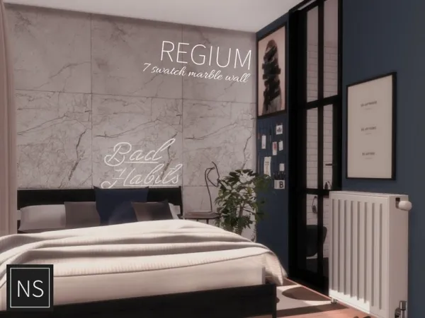 Alpha Networksims Regium Walls - The Sims 4 Custom Content