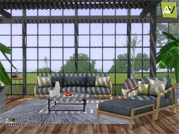 ArtVitalex's Graeagle Outdoor Living - The Sims 3 Custom Content