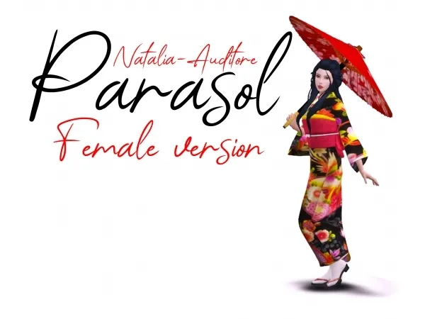 Alpha Parasol Posepack - The Sims 4 Custom Content