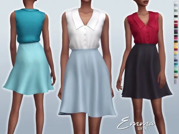 Alpha Sifix's Emma Outfit by thesimsresource - The Sims 4 Custom Content