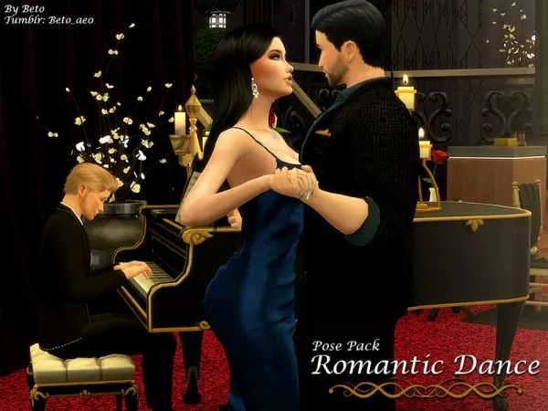 Alpha Beto_ae0's Romantic Dance Pose Pack - The Sims 4 Custom Content