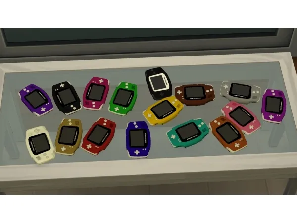 Alpha Usable Nintendo Game Boy Advance by LightningBolt - The Sims 4 Custom Content