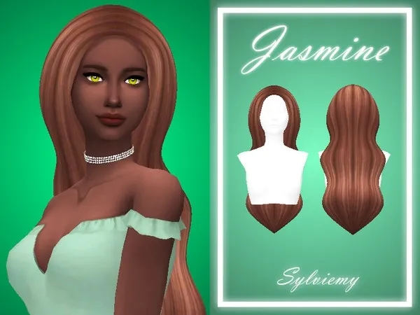 Jasmine Hair Recolors - The Sims 4 Custom Content