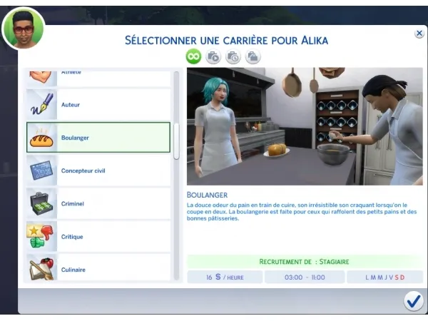 Alpha Bakery Career (Neia's Careers) by sorG - The Sims 4 Custom Content