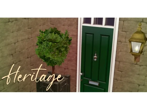 Heritage Windows Doors - The Sims 3 Custom Content