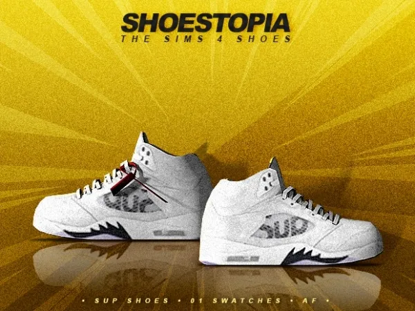 Alpha shoestopia sup shoes - The Sims 4 Custom Content