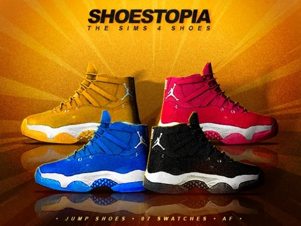 Alpha shoestopia jump shoes by shoestopia - The Sims 4 Custom Content