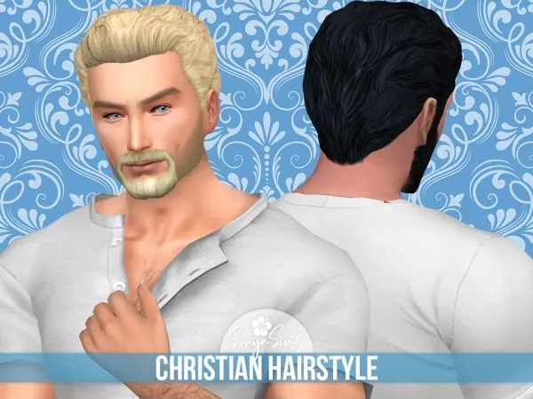 Mix Christian Hairstyle for males Teens to Elders by SonyaSimsCC - The Sims 4 Custom Content