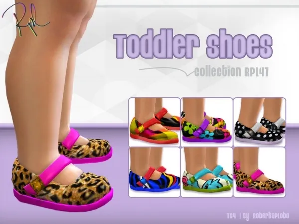 Alpha RobertaPLobo's Toddler Shoes Collection RPL47 - The Sims 4 Custom Content
