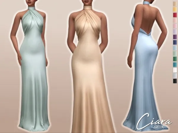 Mix Sifix's Ciara Dress by thesimsresource - The Sims 4 Custom Content