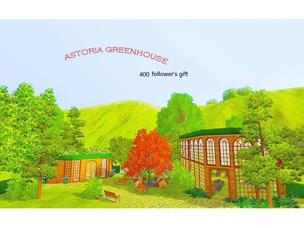Astoria Greenhouse] by Marblescarlett - The Sims 3 Custom Content