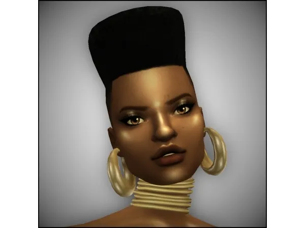 Alpha killa hair inspired by simsfinds - The Sims 4 Custom Content