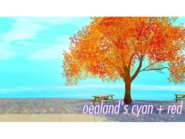 oelands cyan red - The Sims 3 Custom Content