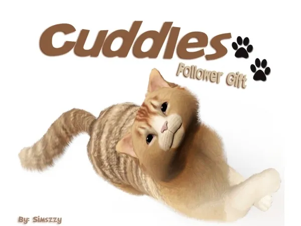 Cuddles Adopt Cat - The Sims 3 Custom Content
