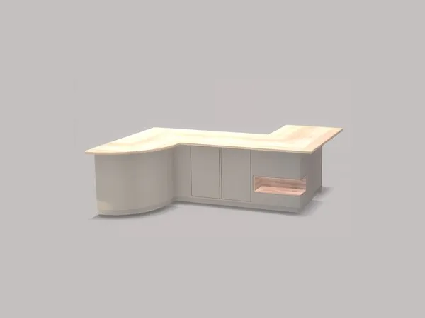 Kitchen Jen Counter Island - The Sims 4 Custom Content