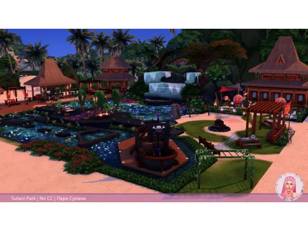 Alpha Sulani Park No Парк Сулани by mikkimur - The Sims 4 Custom Content