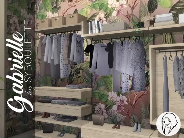 Alpha Syboubou's Gabrielle Dressing Closet - The Sims 4 Custom Content