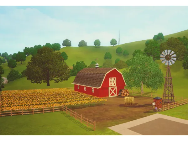 Rancho del Sol Sunflower Farm - The Sims 3 Custom Content