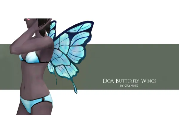 Dead or Alive Butterfly Wings - The Sims 2 Custom Content