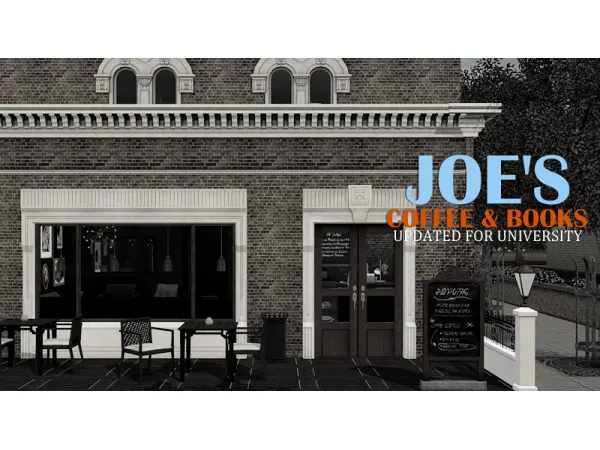 Joes Coffeehouse - The Sims 3 Custom Content