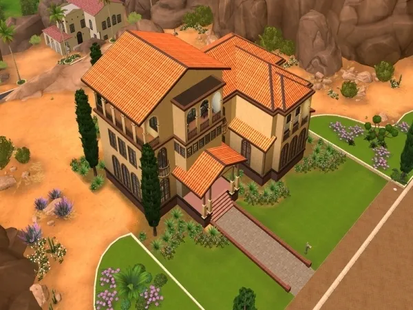 Maxis Match yesimaweirdo's Orange Roof Tiles - The Sims 4 Custom Content