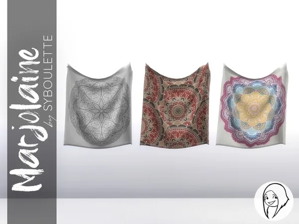 Marjolaine Hanging tapestry - The Sims 4 Custom Content