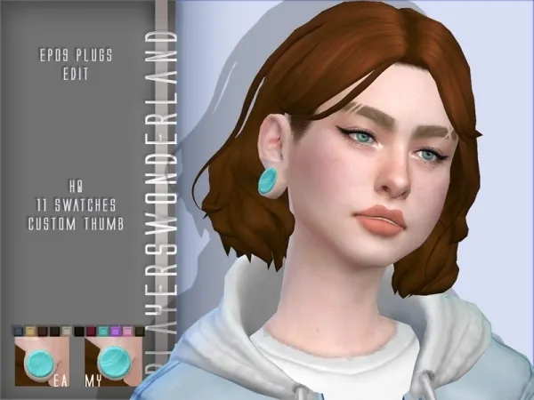 Alpha PlayersWonderland's EP09 Plugs Edit - The Sims 4 Custom Content