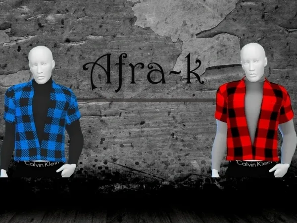 Alpha akaysims' Afra k Tucked in turtleneck - The Sims 4 Custom Content