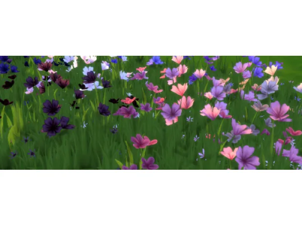 Maxis Match Wild Flowers - The Sims 4 Custom Content
