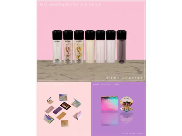 Make Up Decor 2000 Followers Gifts by nikaonishko - The Sims 2 Custom Content