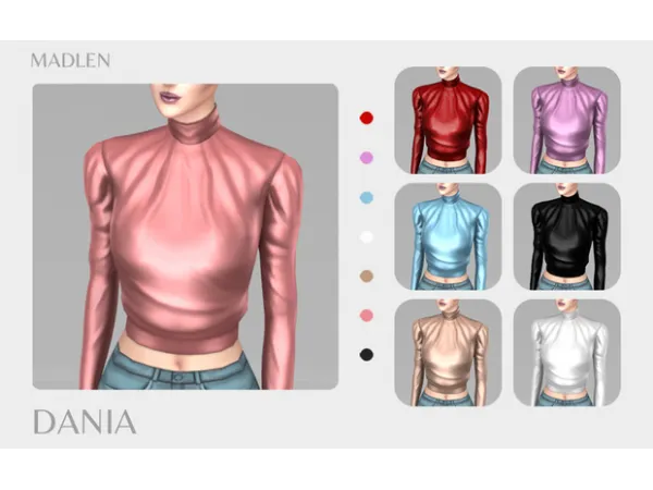 Maxis Match Madlen Dania Top by madlen - The Sims 4 Custom Content