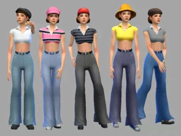 Maxis Match BASIC SUMMER OUTFIT - The Sims 4 Custom Content