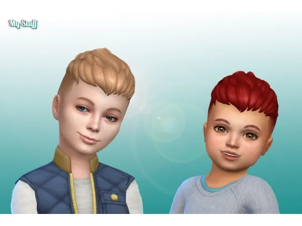 Maxis Match Bowl Cut Fade Conversion - The Sims 4 Custom Content