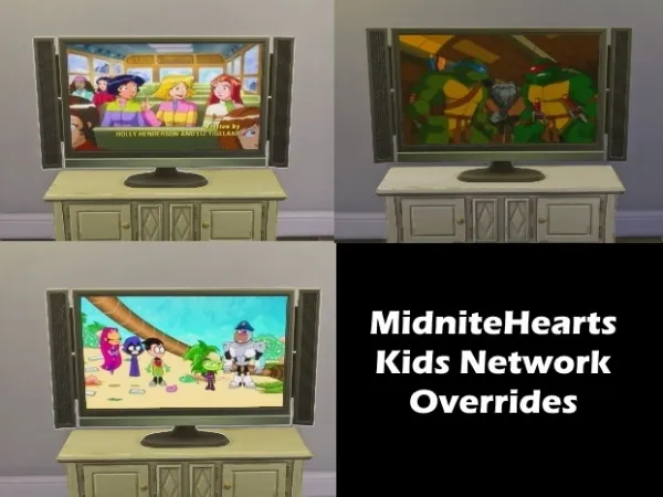 Mix Kids Network Overrides - The Sims 4 Custom Content