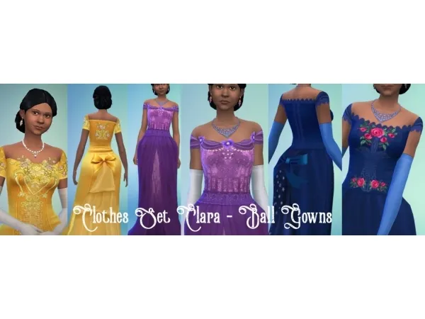 Maxis Match clothes set clara - The Sims 4 Custom Content