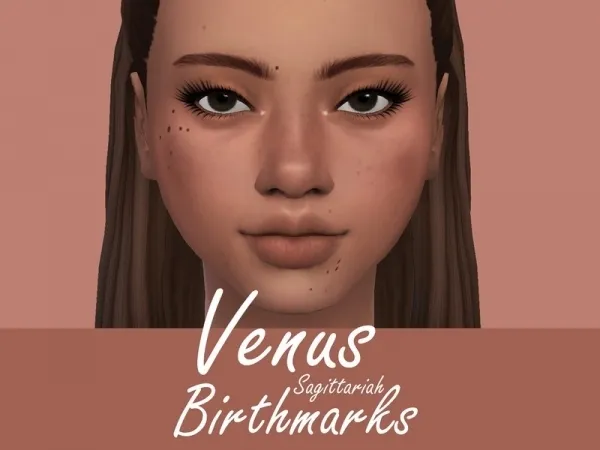 Alpha Sagittariah's Venus Birthmarks - The Sims 4 Custom Content